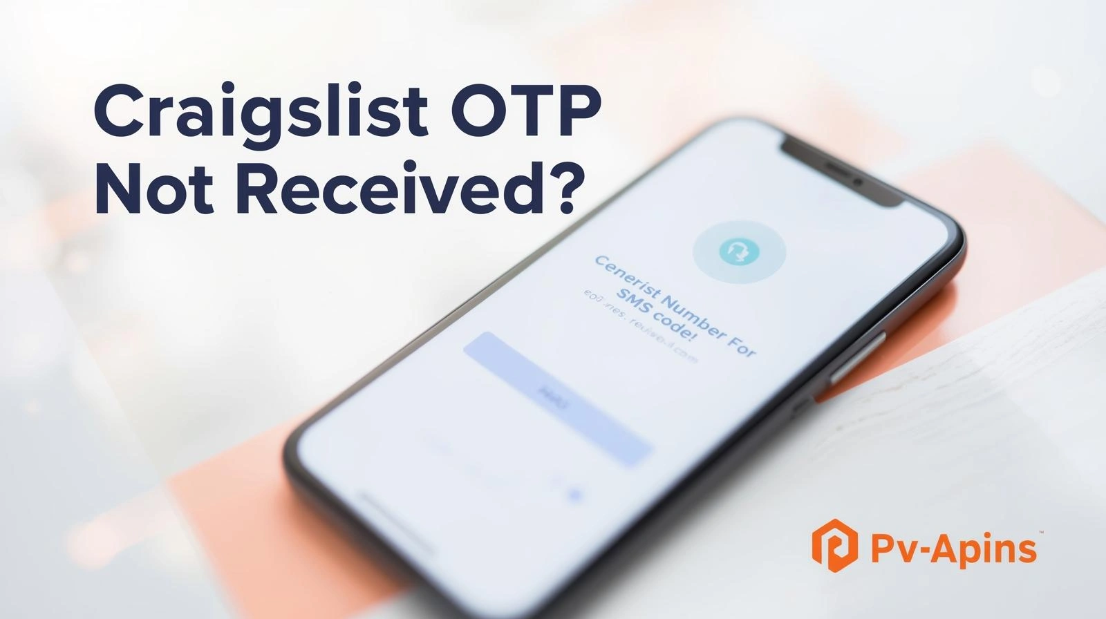 Phone showing “Craigslist verification code not received” with resend option