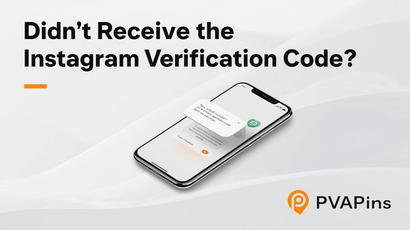 Phone showing Instagram verification code not received error