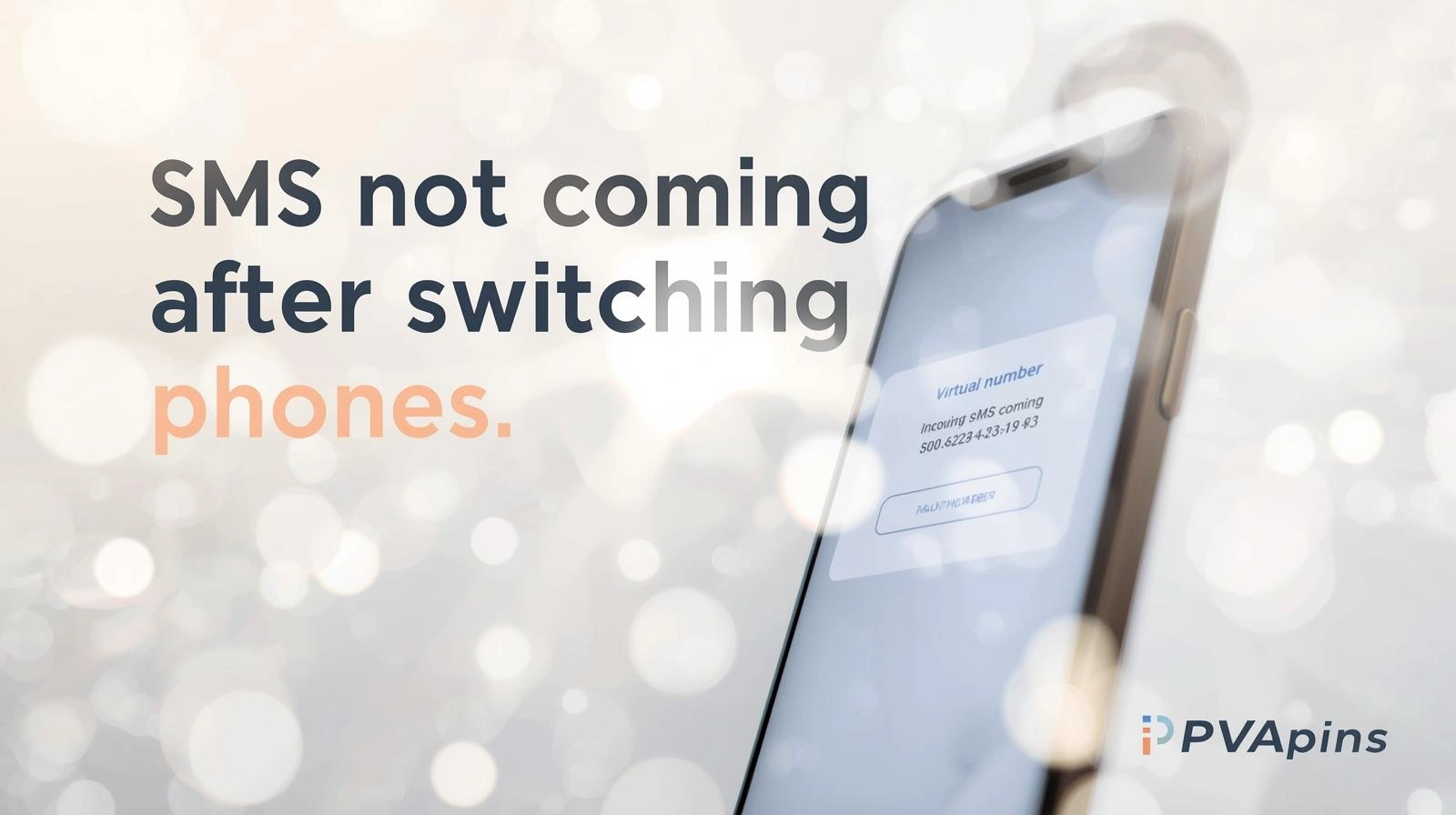 SMS not coming after switching phones with no new text alerts shown