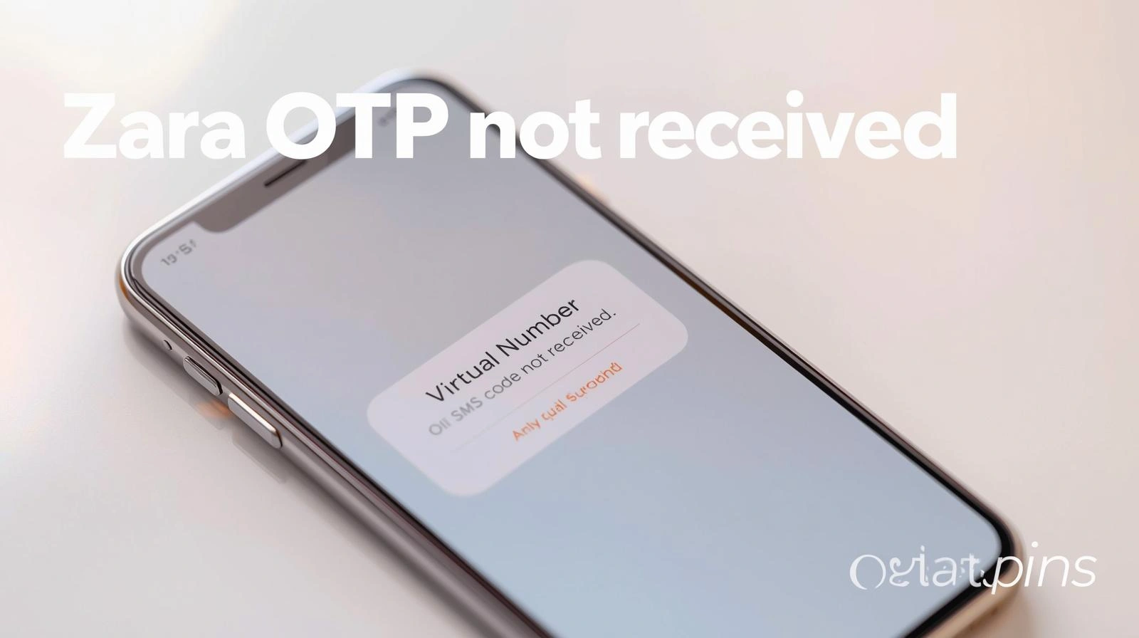 Steps to fix Zara OTP not received issue resend code, check SMS, contact support