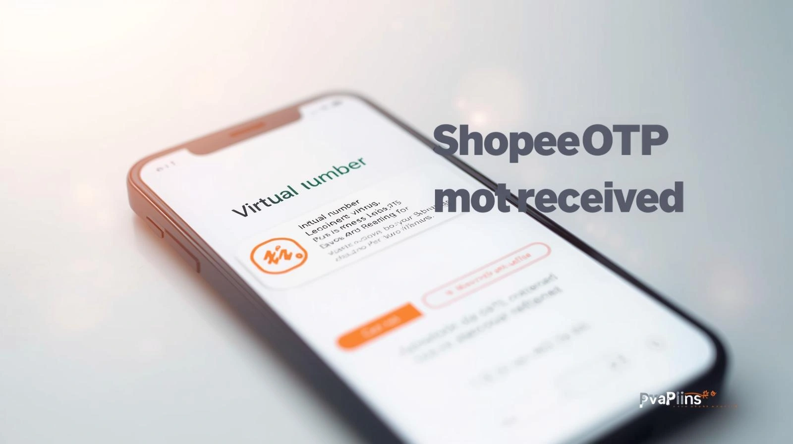 Troubleshooting Shopee OTP issue showing carrier block and SMS filter checks