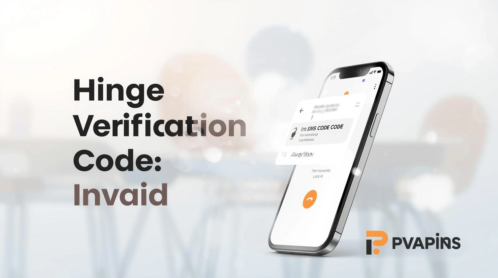 Troubleshooting steps for fixing a Hinge verification code issue on mobile