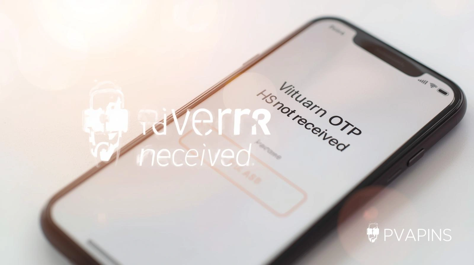 User checking SMS inbox for Fiverr verification code but OTP not arriving