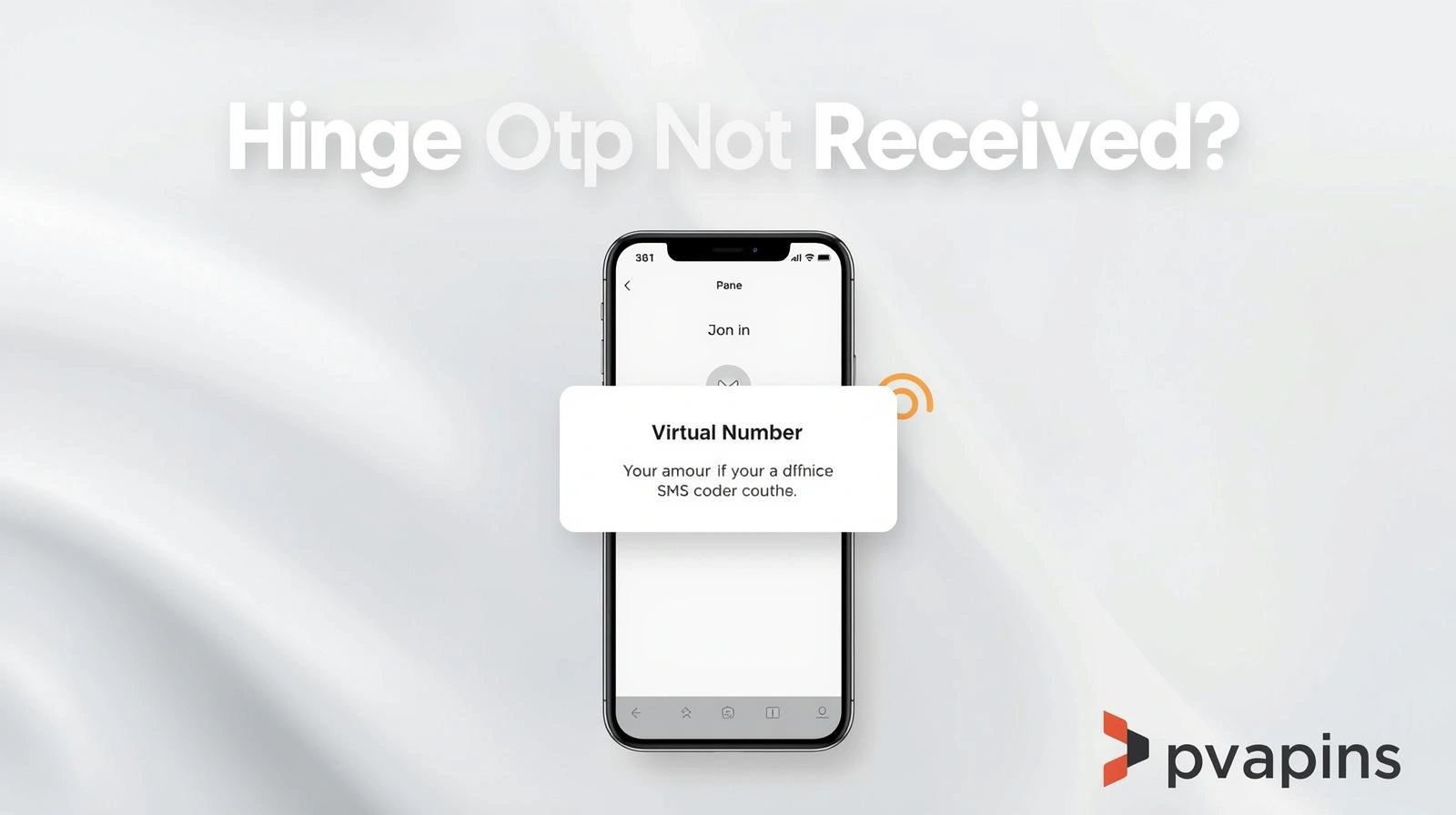 User checking SMS inbox for Hinge verification code on smartphone