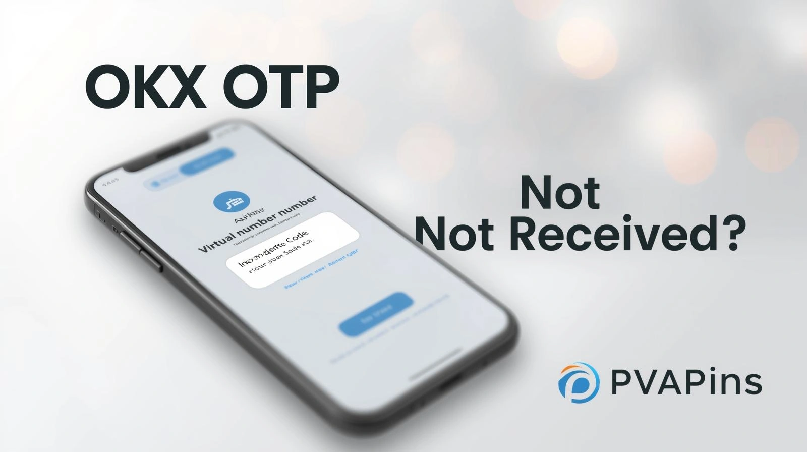 User checking phone messages and email inbox for missing OKX OTP code