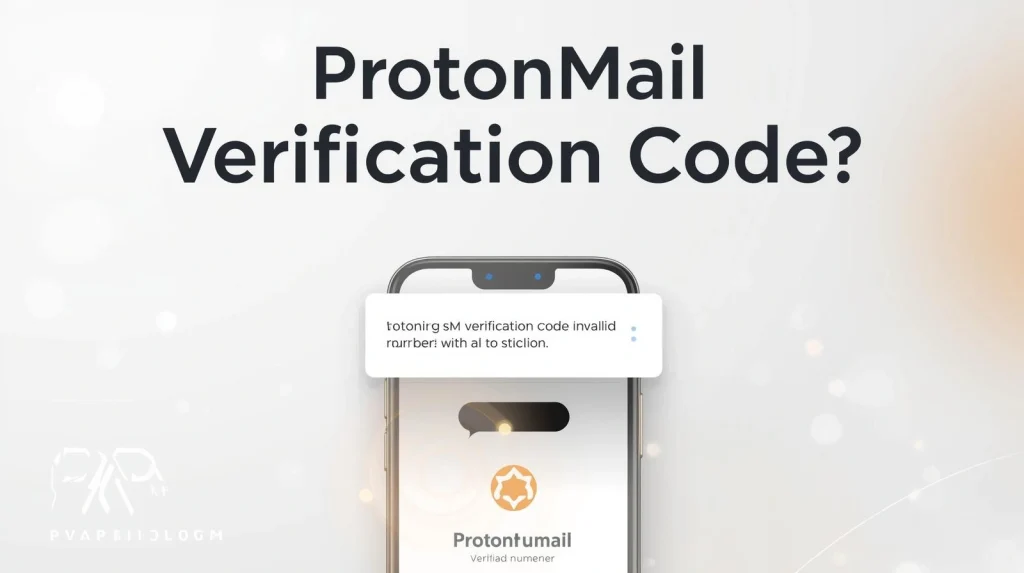 User entering a ProtonMail verification code on a laptop, with an “invalid code” warning displayed on screen.