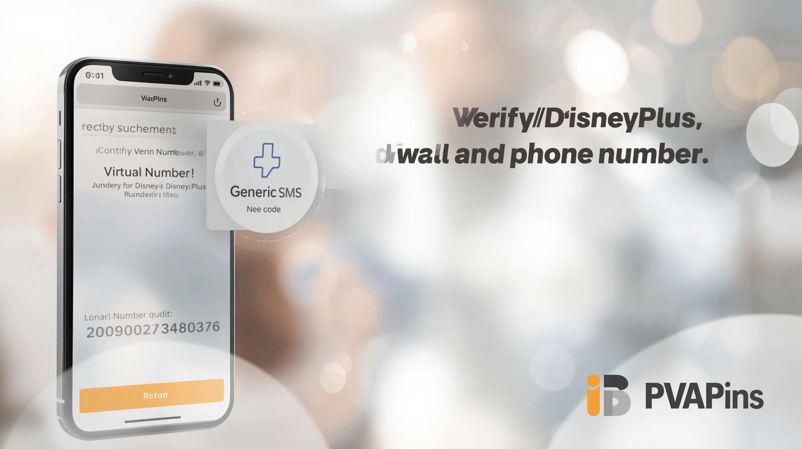 User entering a one-time verification code on the Disney+ login page