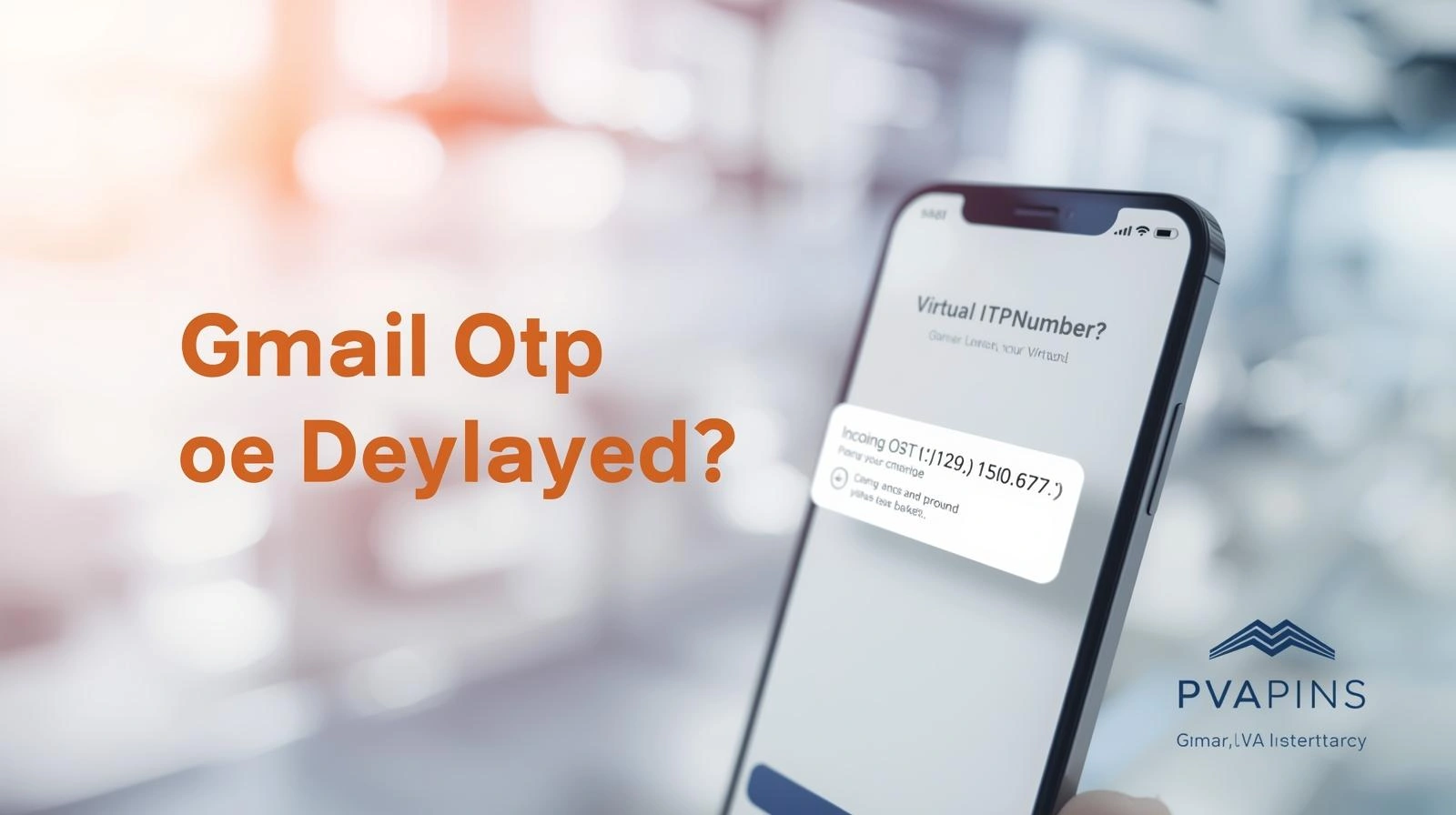 User refreshing Gmail app while waiting for OTP, highlighting delayed verification code problem.