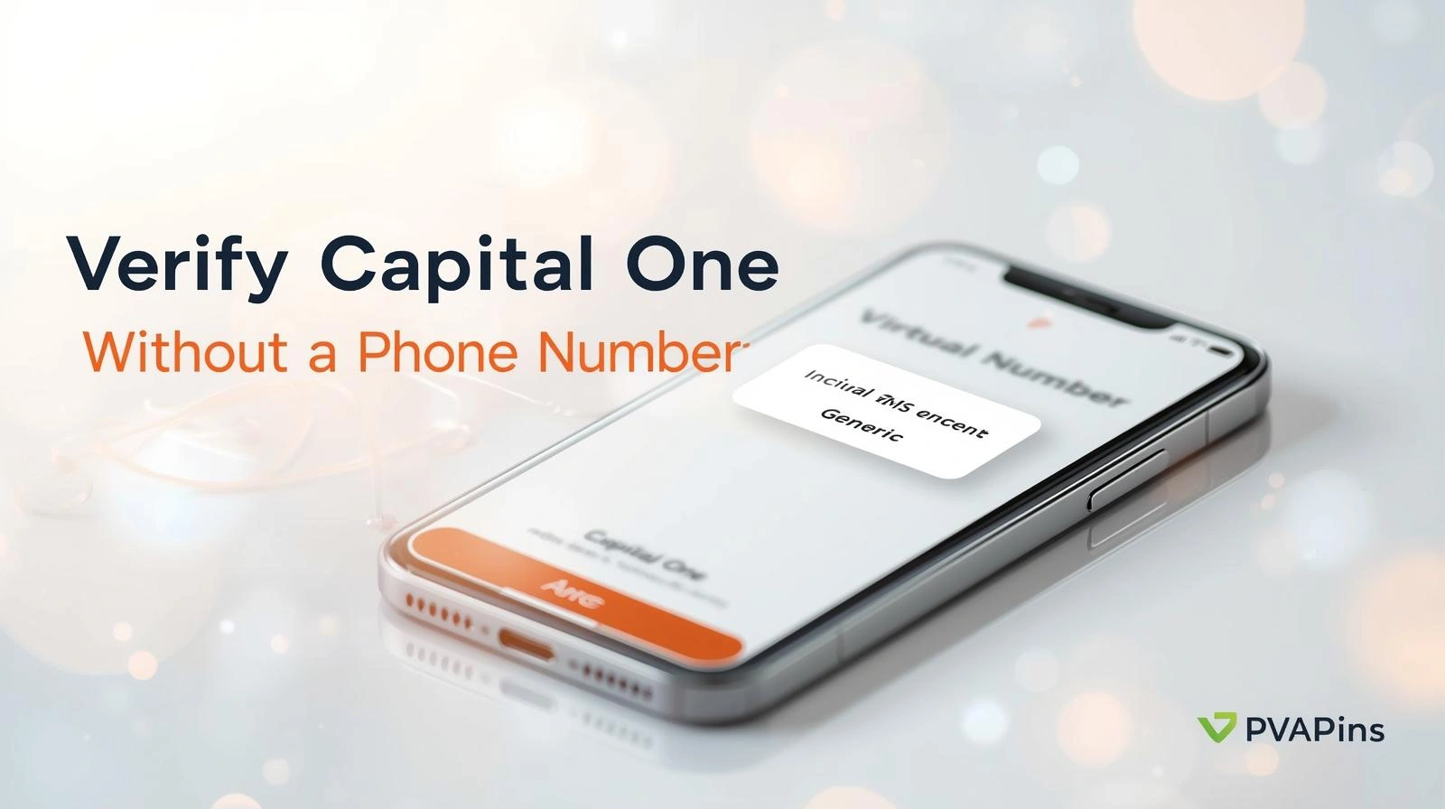 User signing in to Capital One app without phone number using secure verification