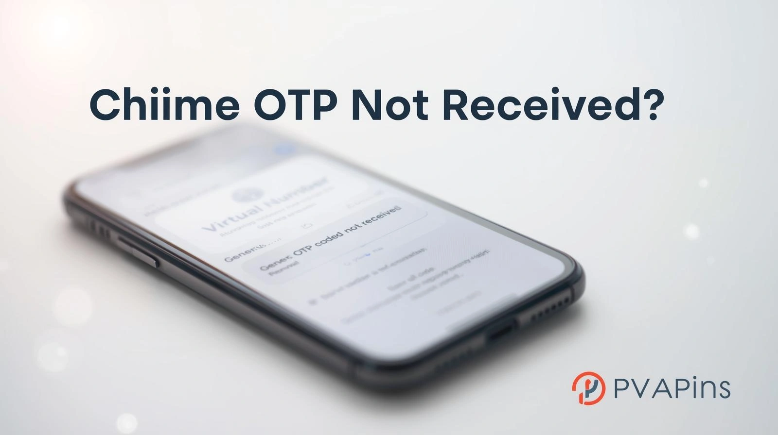 User troubleshooting Chime verification code (OTP) SMS not arriving