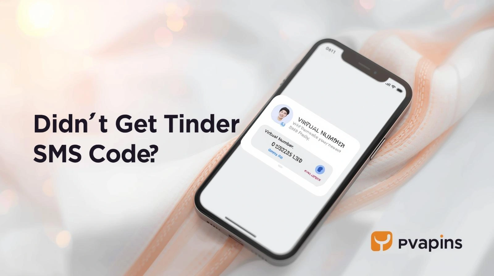 User troubleshooting Tinder login SMS code on smartphone settings