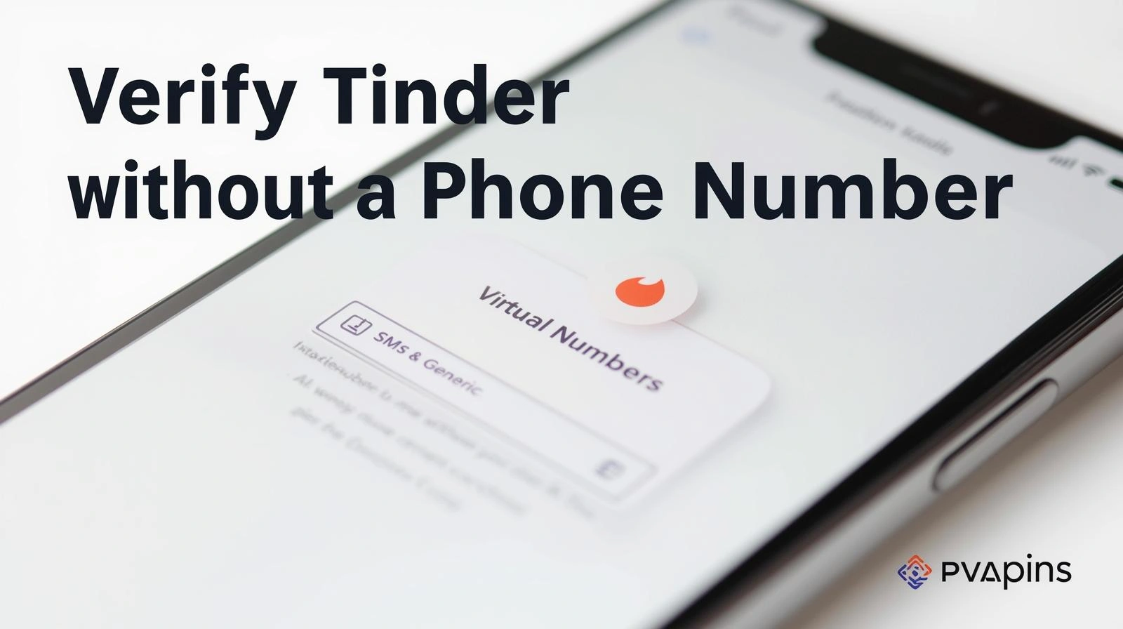 User verifying a Tinder account using email instead of phone number