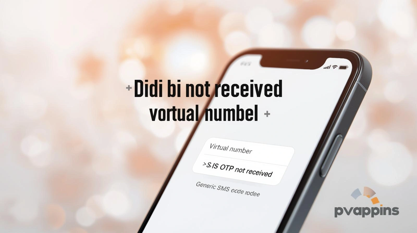 User waiting for DiDi verification code SMS and not receiving OTP