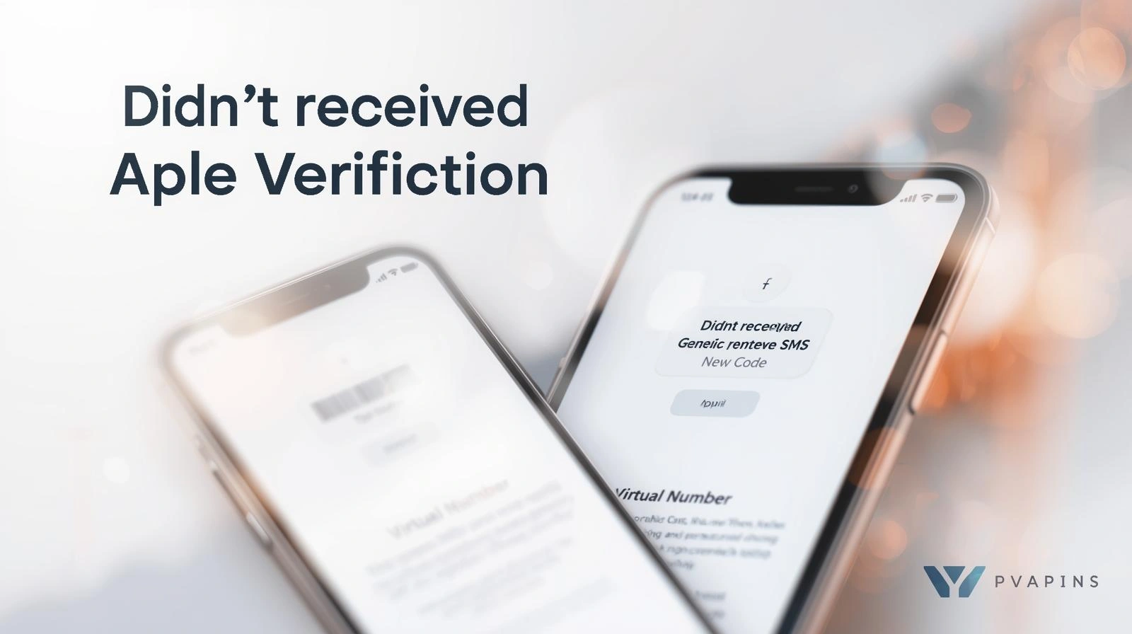 Apple verification code issue troubleshooting on a smartphone