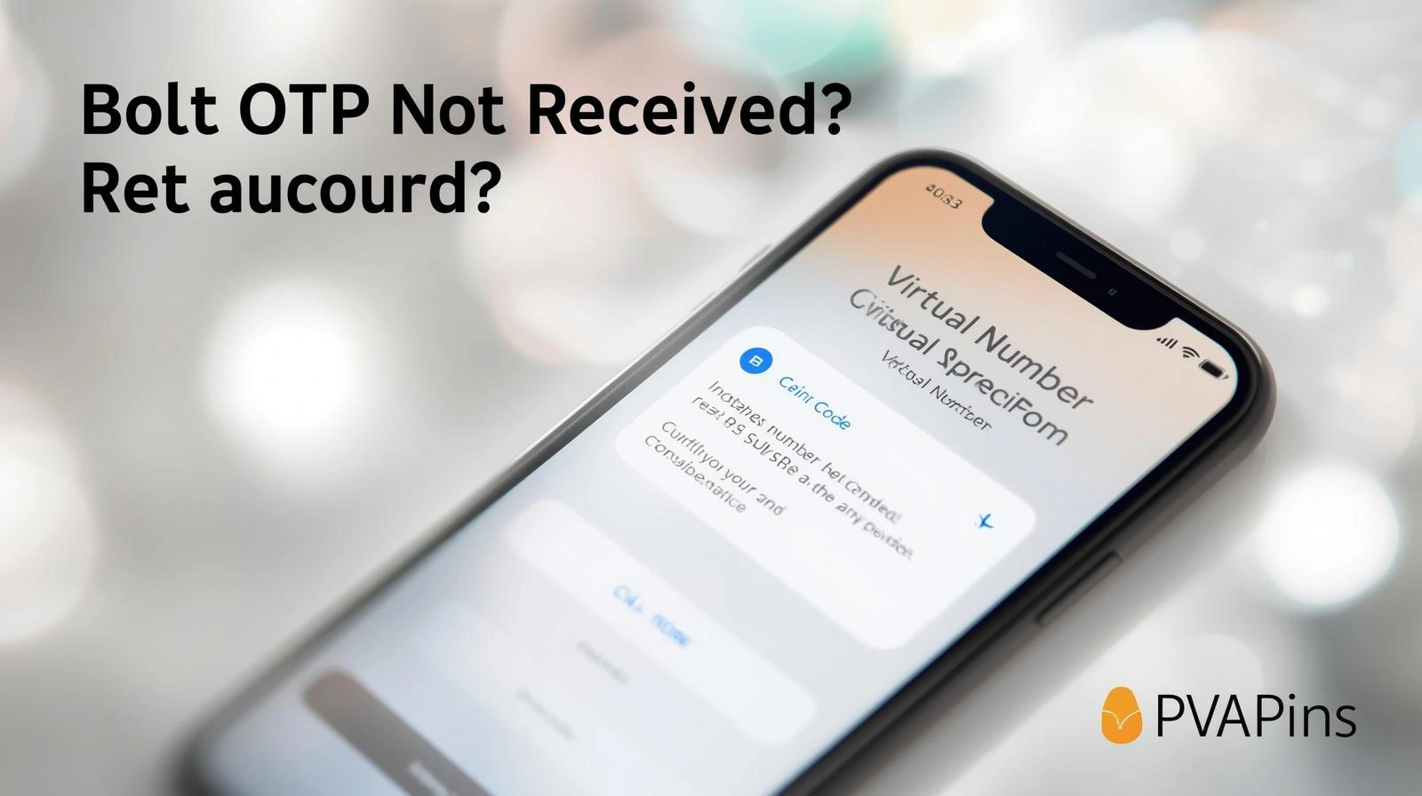 Bolt app showing OTP not received problem with resend code option