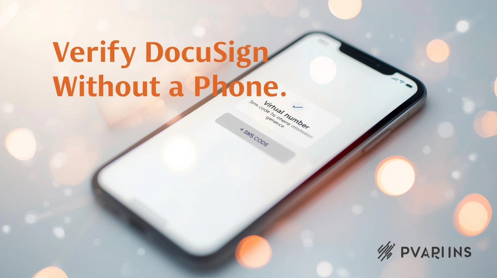 DocuSign verification screen showing email and alternative authentication options without phone number