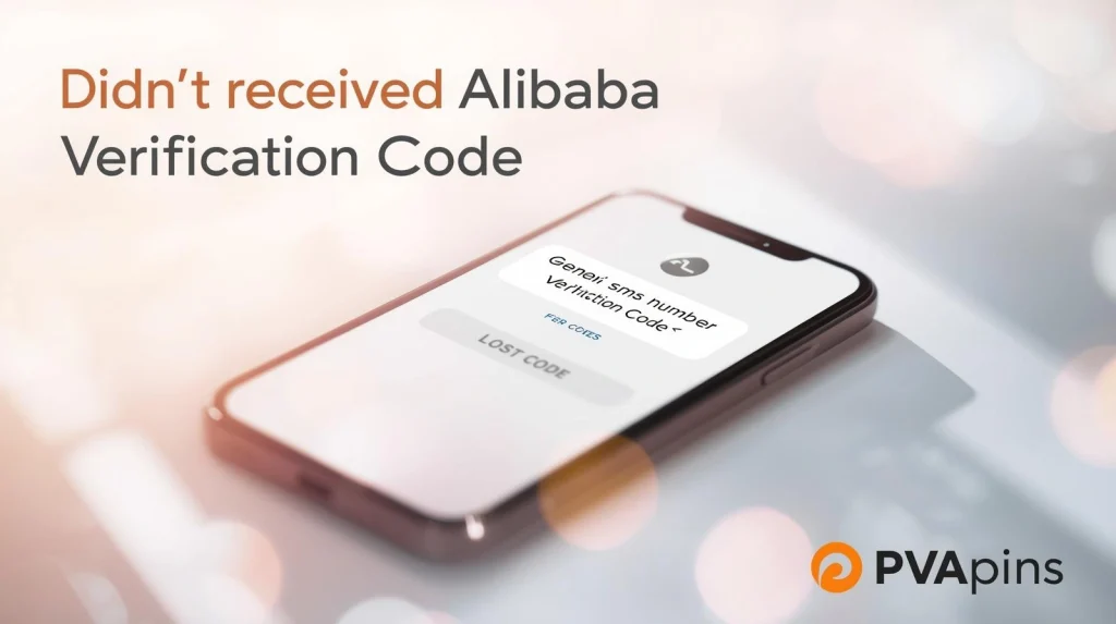 Frustrated user troubleshooting an Alibaba account after not receiving a verification code.