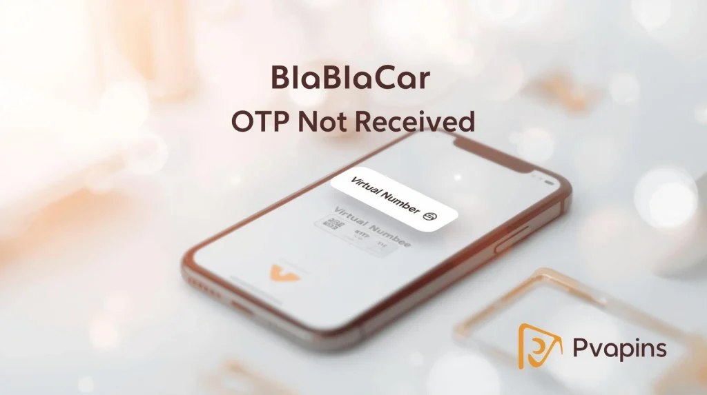 Frustrated user waiting for BlaBlaCar verification SMS code on mobile device.