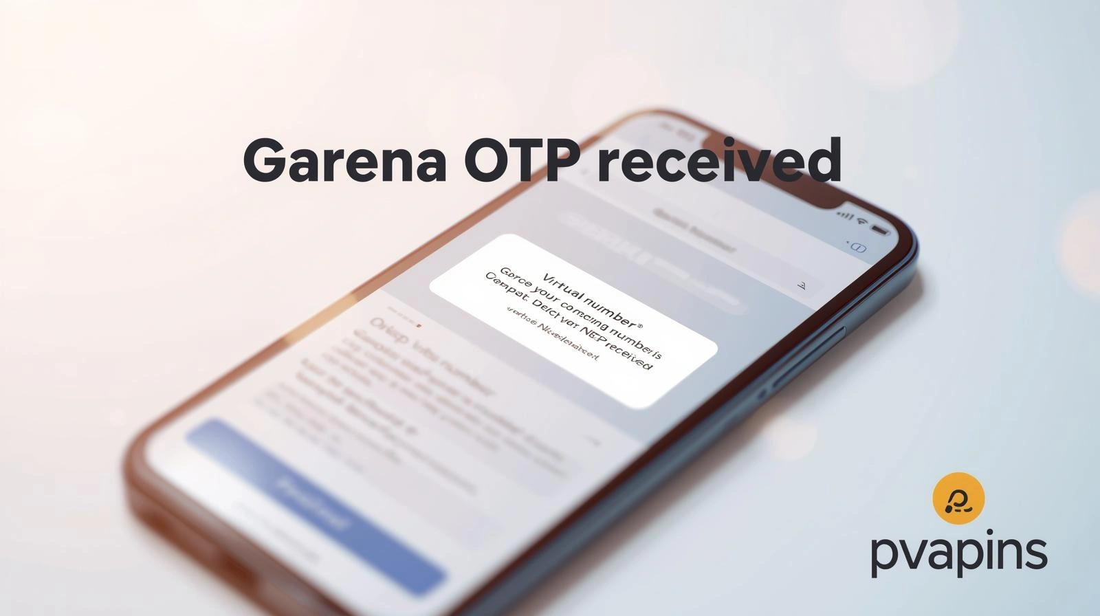 Garena login screen showing OTP not received error