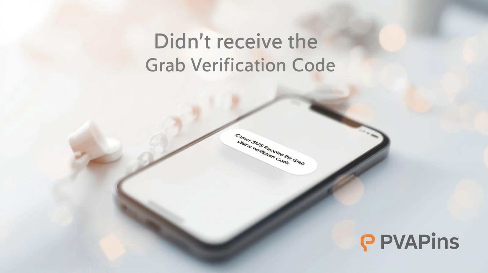 Grab app verification page with code entry field and resend option