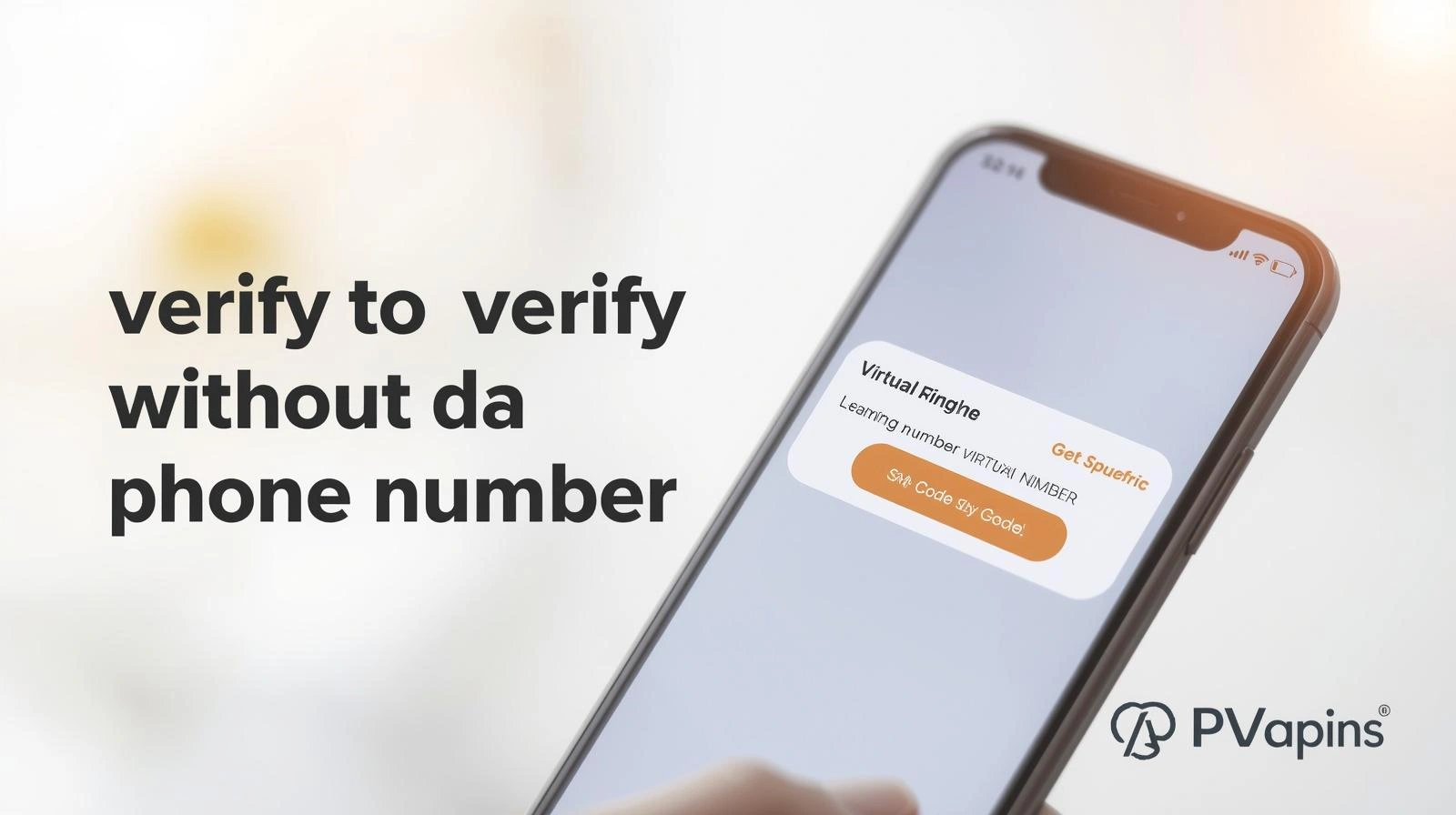 Guide graphic explaining how to verify a Bumble account without a phone number