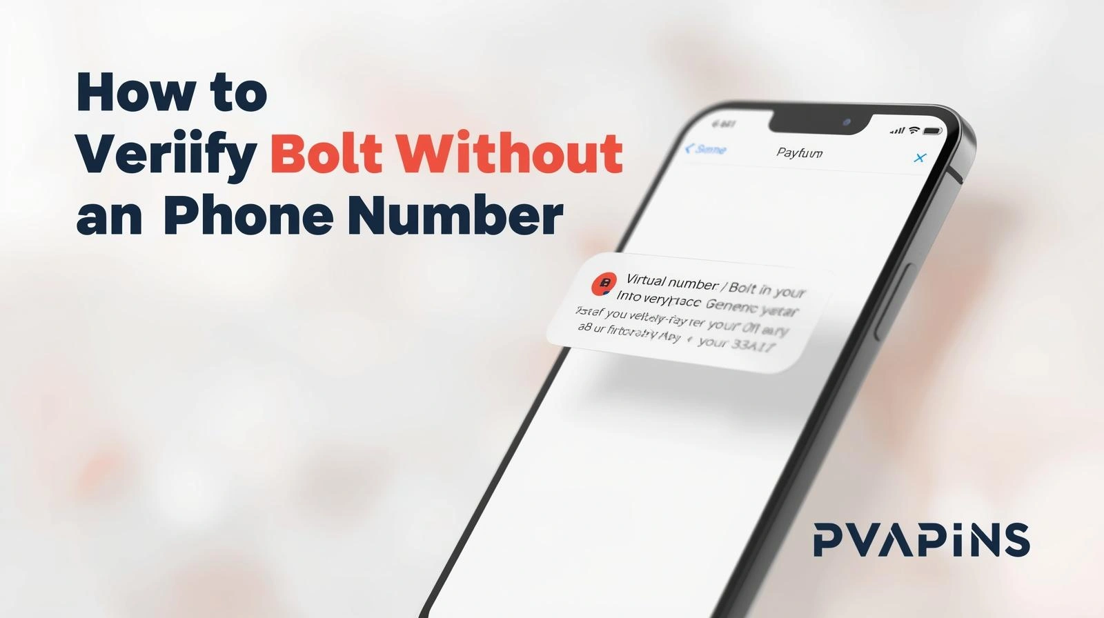 How to Verify Bolt Without a Phone Number
