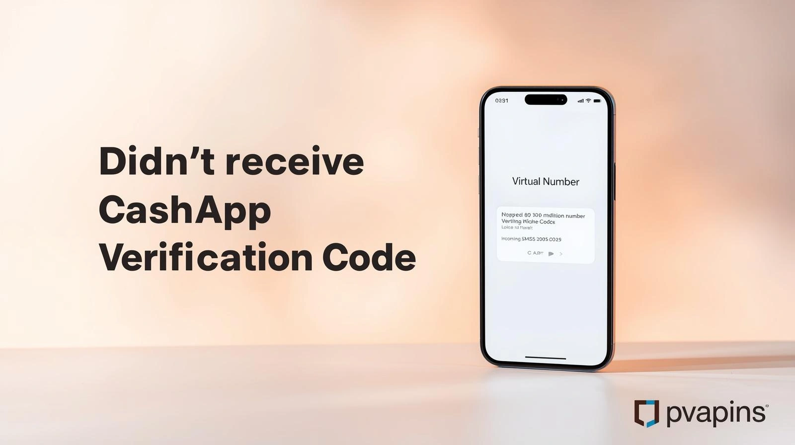 Illustration of Cash App login problem caused by not receiving verification code