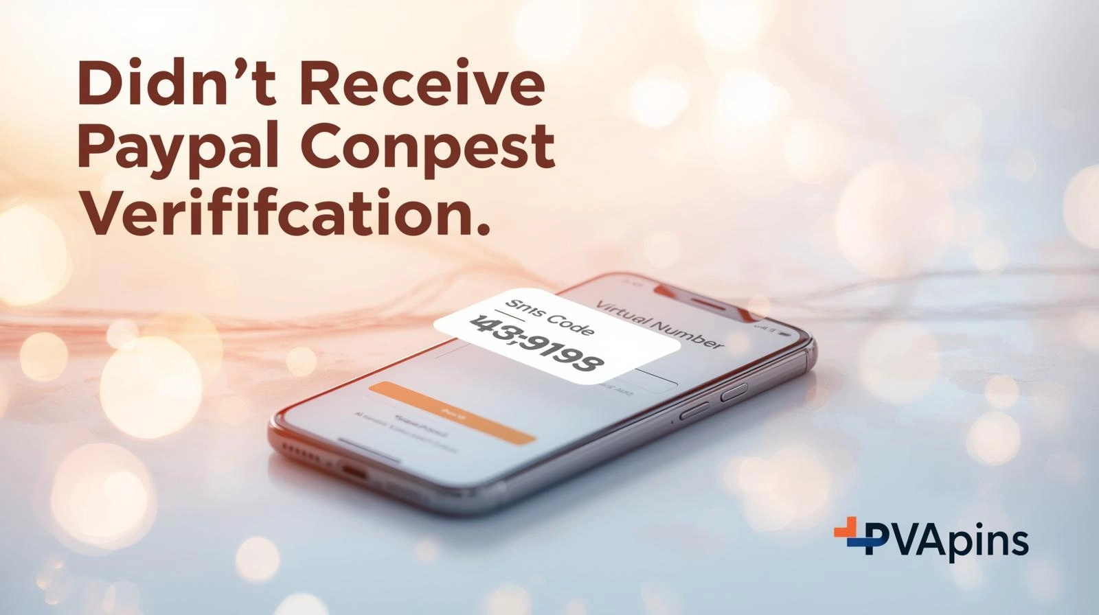 Illustration of PayPal SMS code troubleshooting on a mobile screen