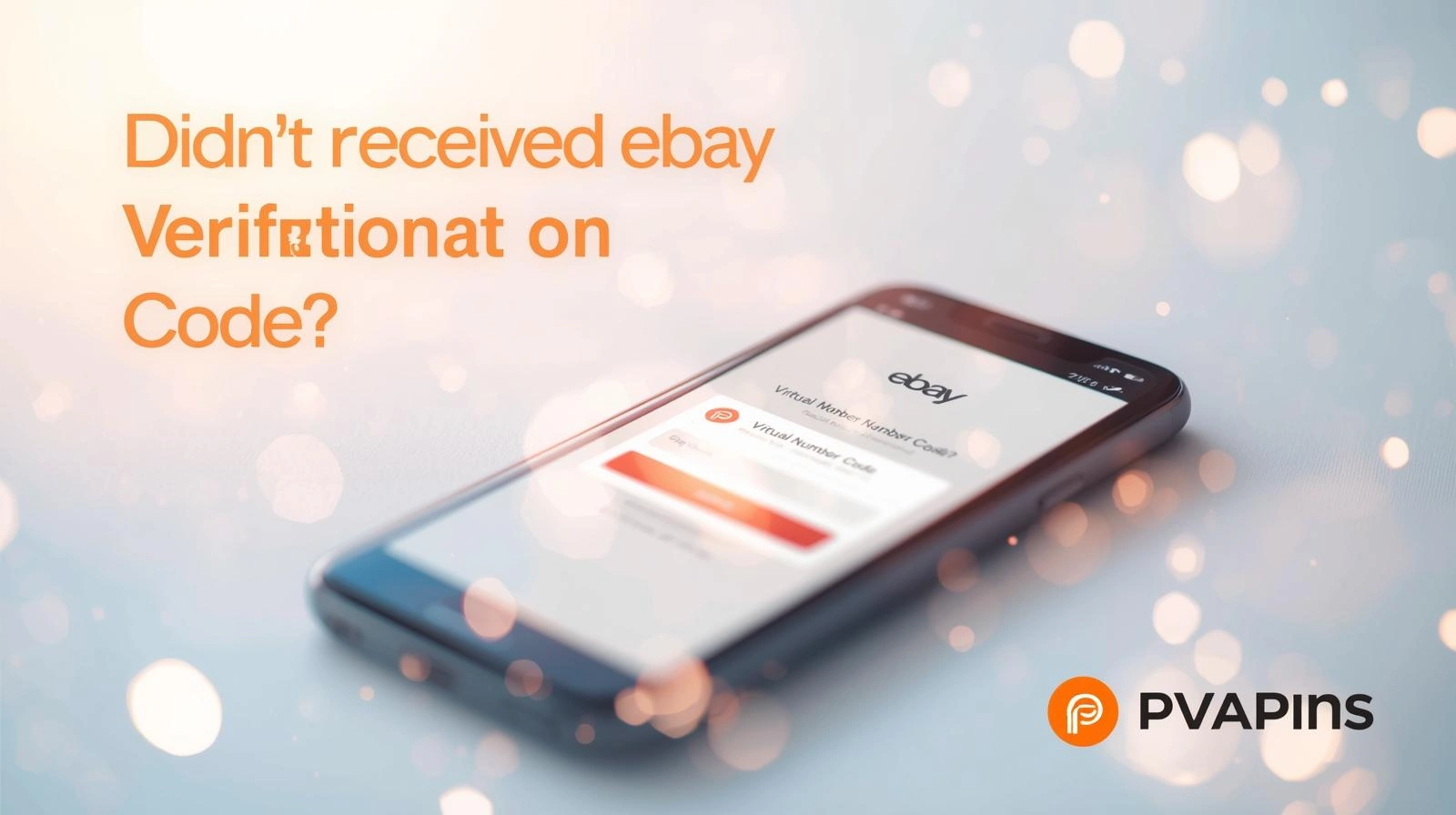 Illustration of eBay account verification issue with no code received