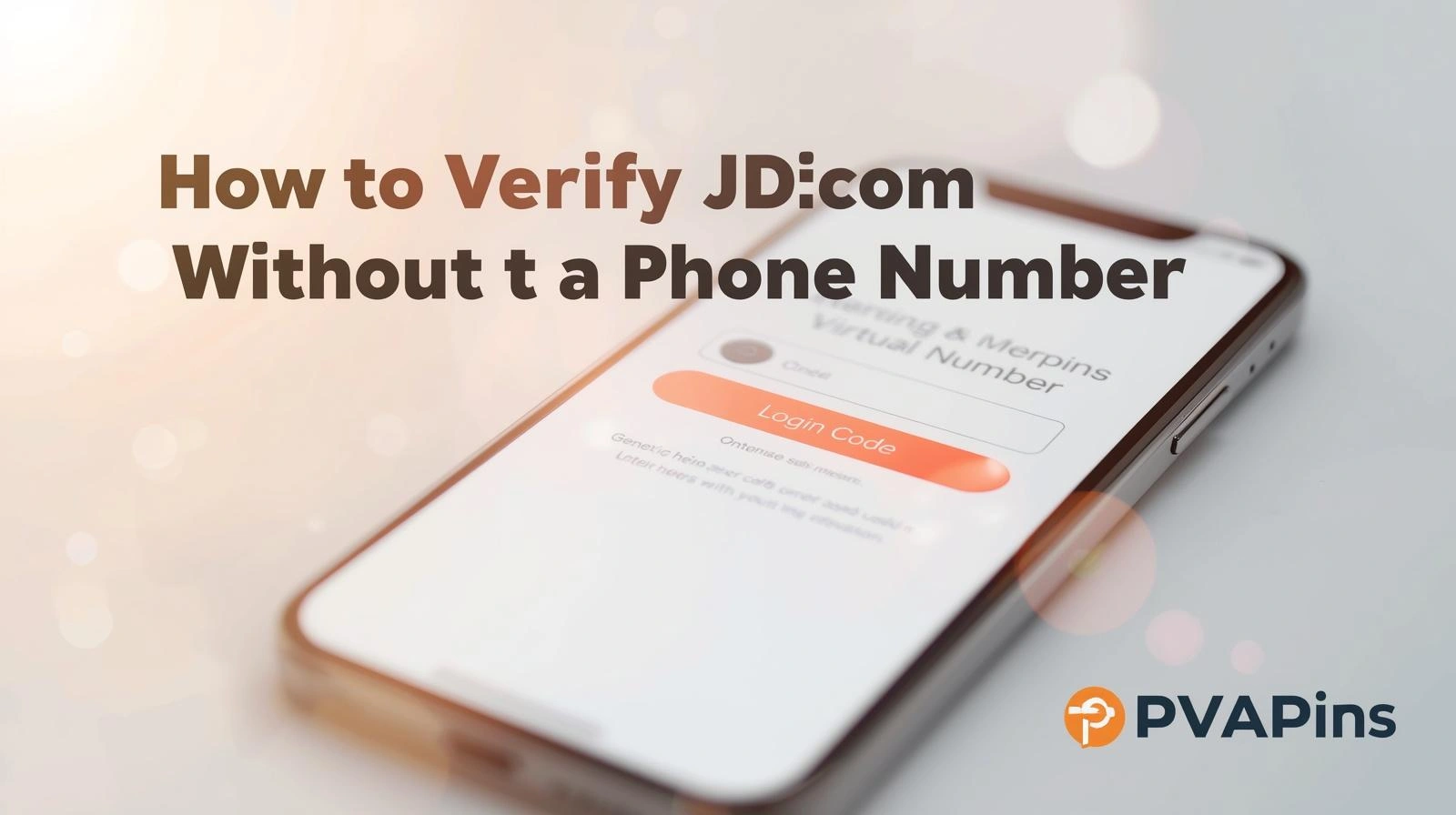 JD.com verification screen showing no-phone-number verification method