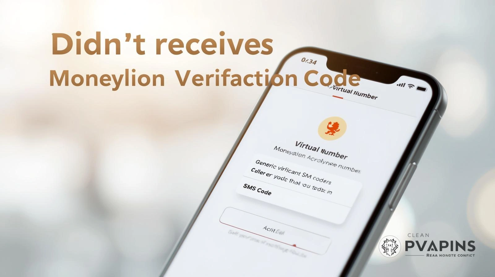 Mobile screen showing missing MoneyLion SMS verification code alert