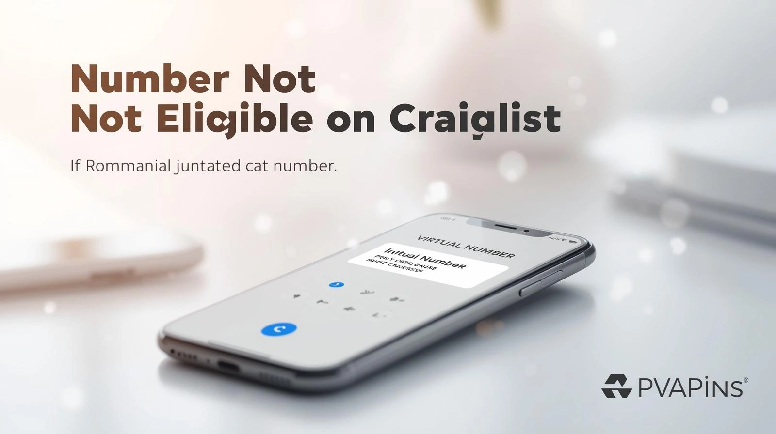 Number Not Eligible on Craigslist