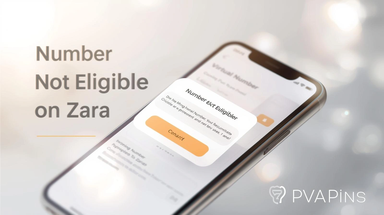 Number Not Eligible on Zara