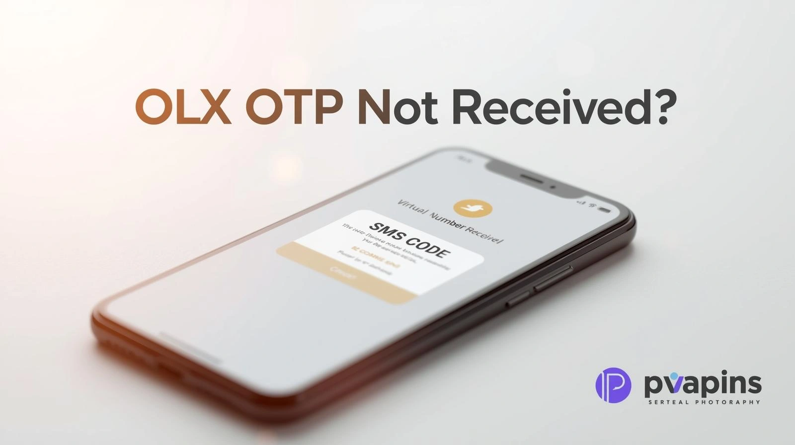 OLX OTP not received error on phone verification screen