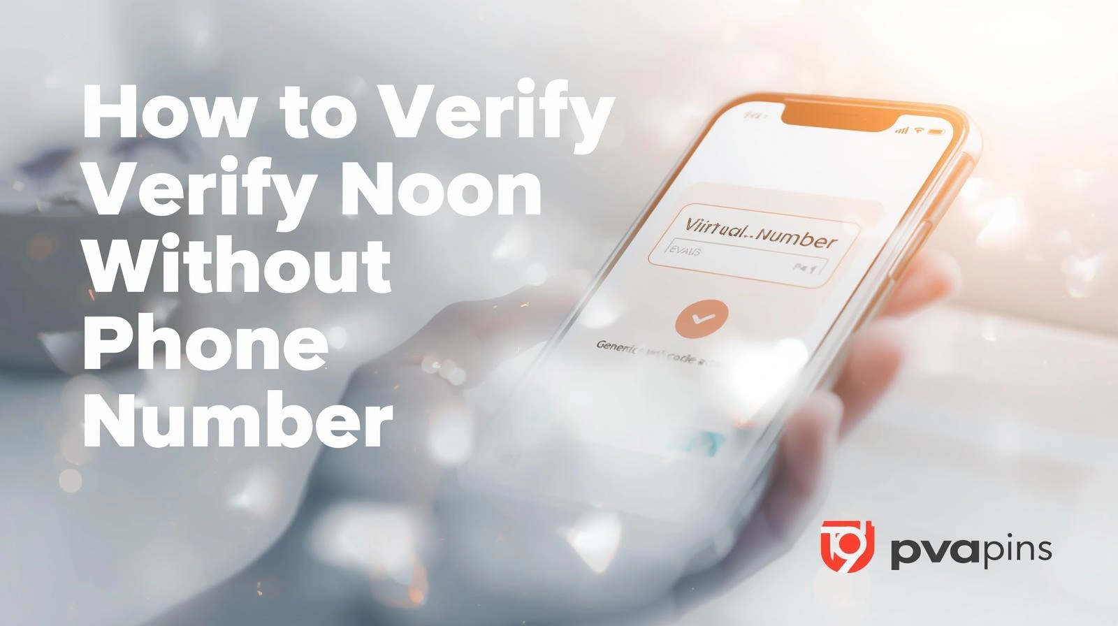 OTP verification screen showing code entry without using a personal phone number