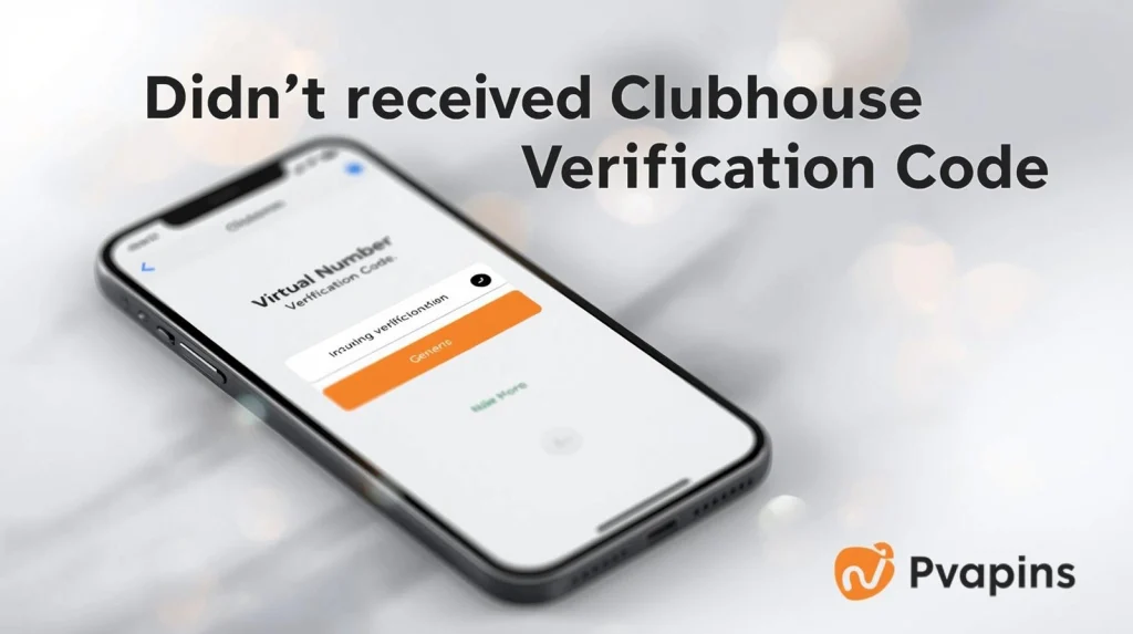 Person checking phone after not receiving Clubhouse verification code