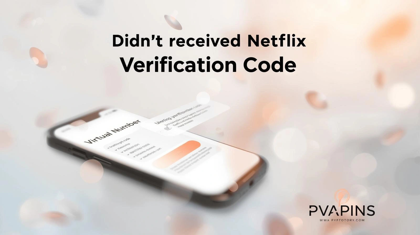 Person checking phone after not receiving a Netflix verification code