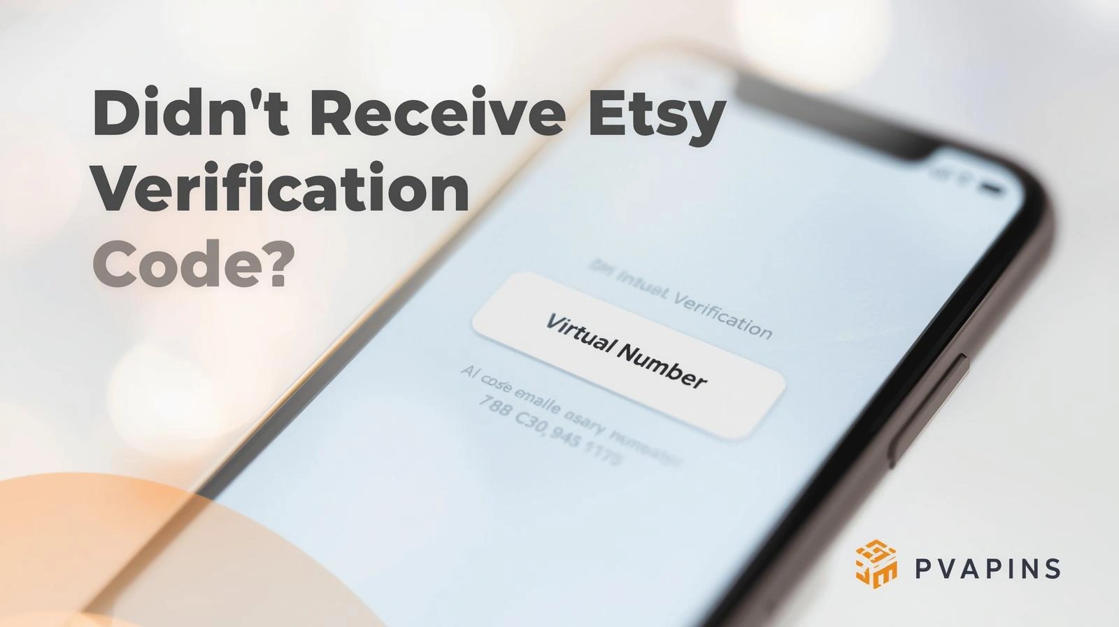 Person checking phone for missing Etsy verification code while trying to sign in