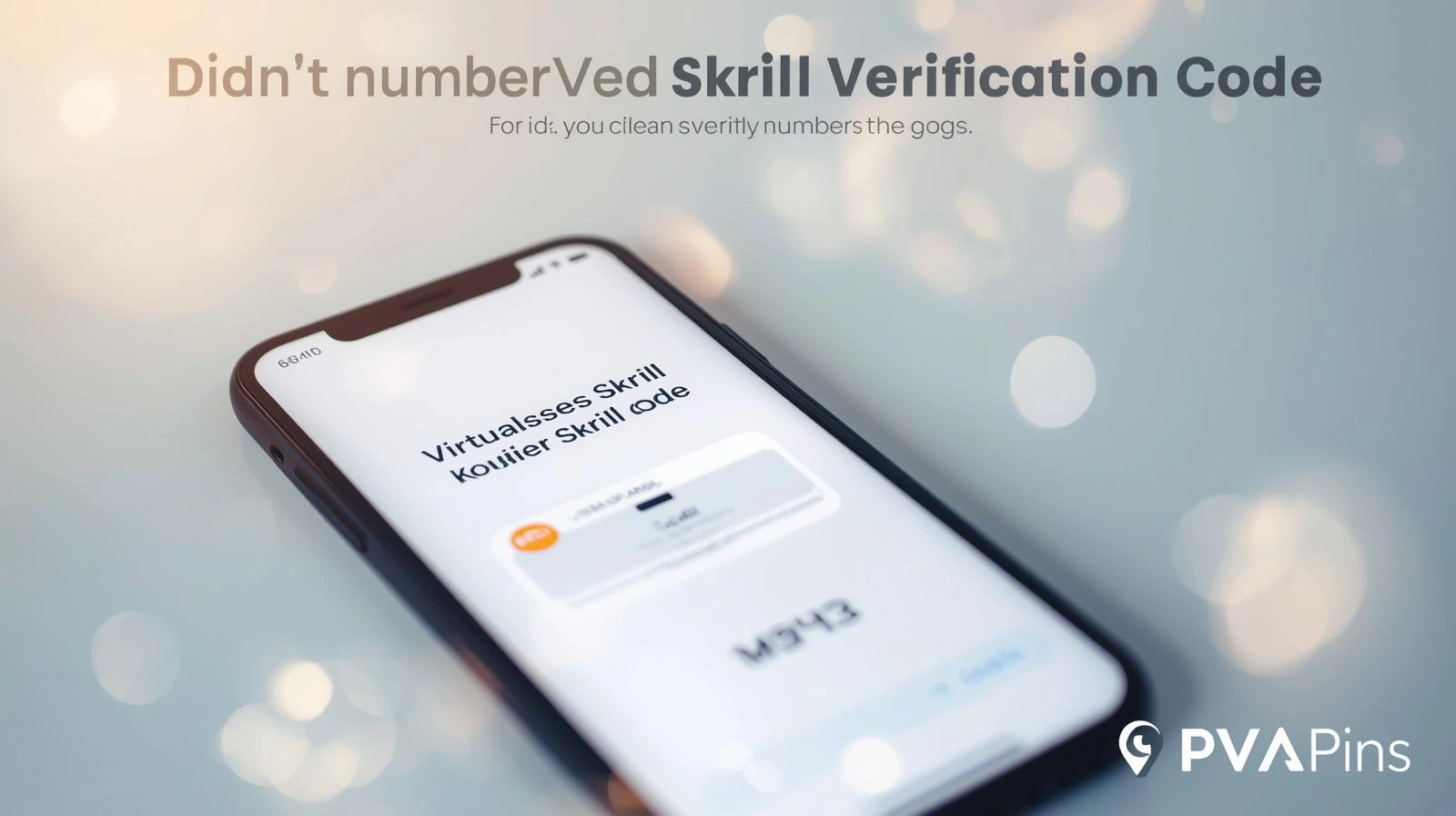 Person checking phone for missing Skrill verification code during login