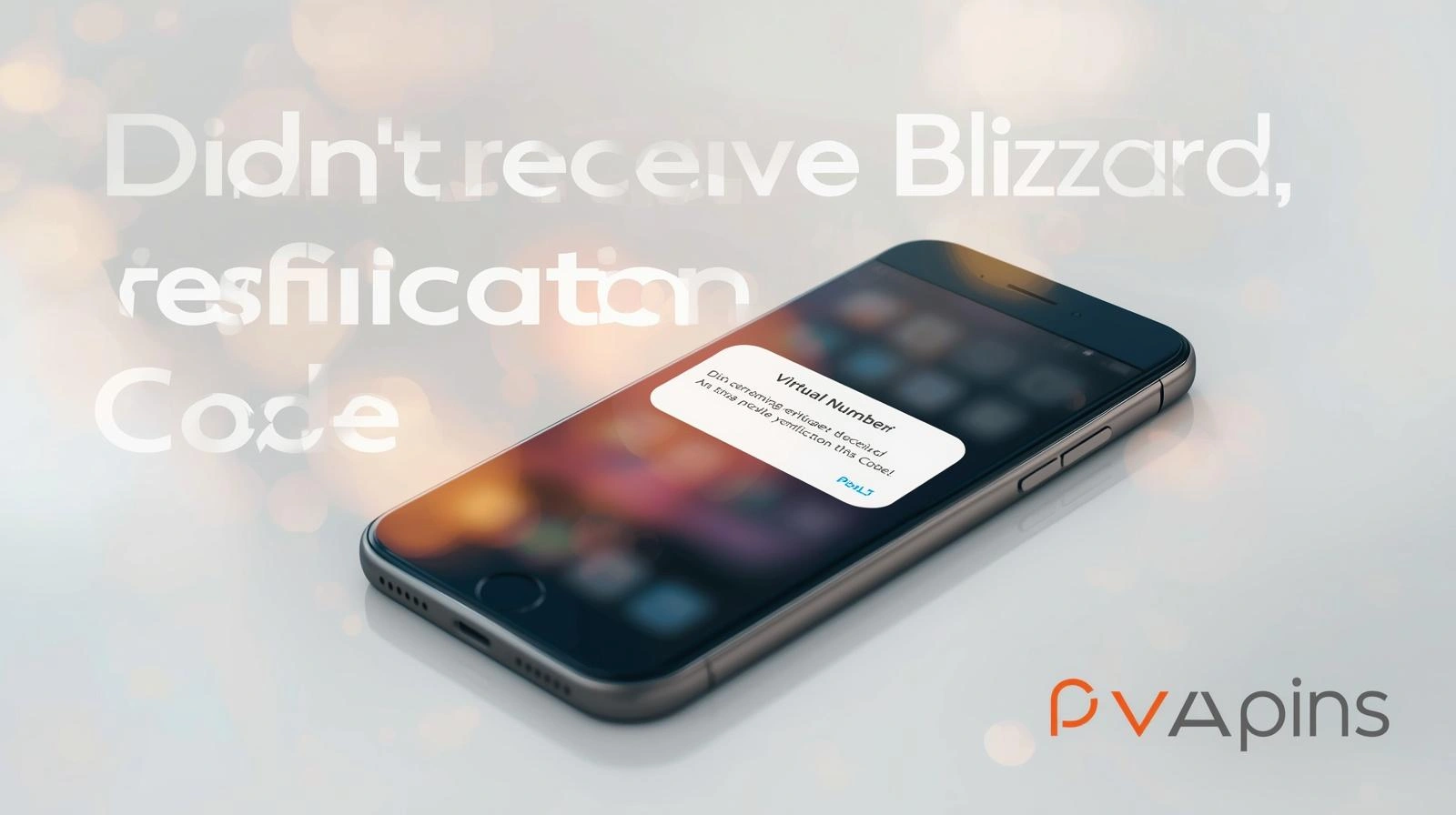 Phone showing delayed verification code during Blizzard account sign-in