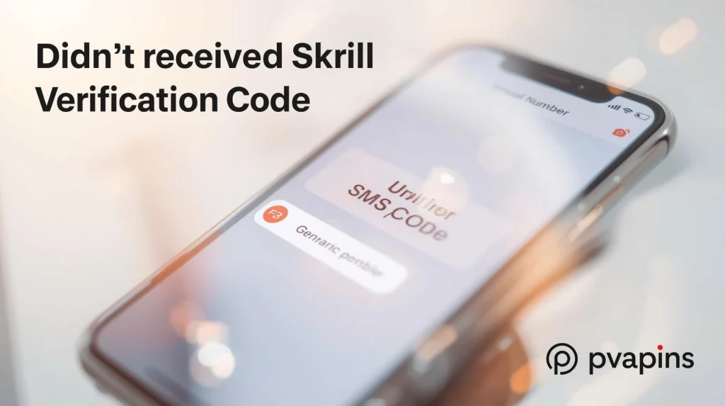Skrill user waiting for verification code SMS that has not arrived