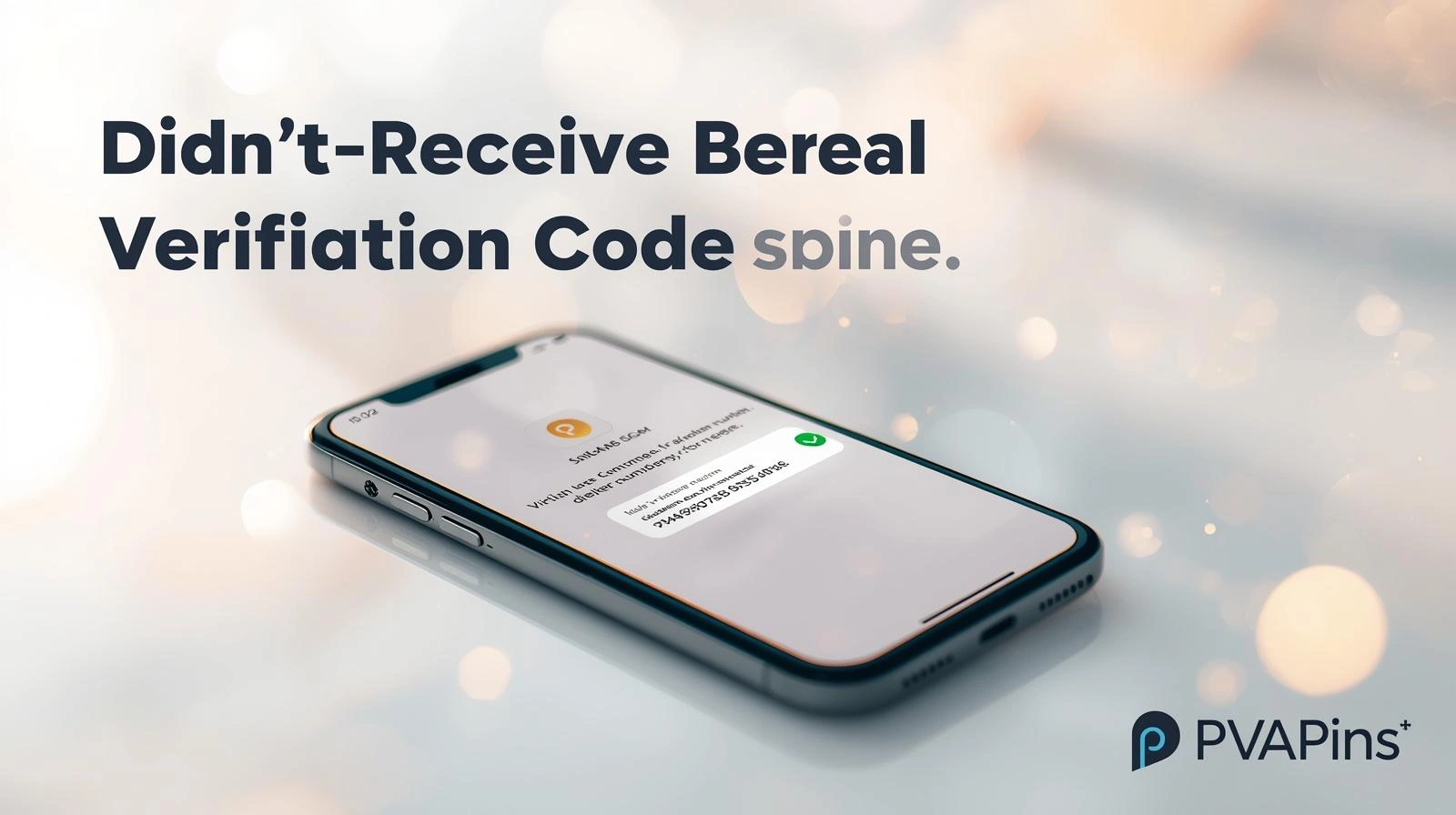 Smartphone screen showing missing BeReal SMS verification code