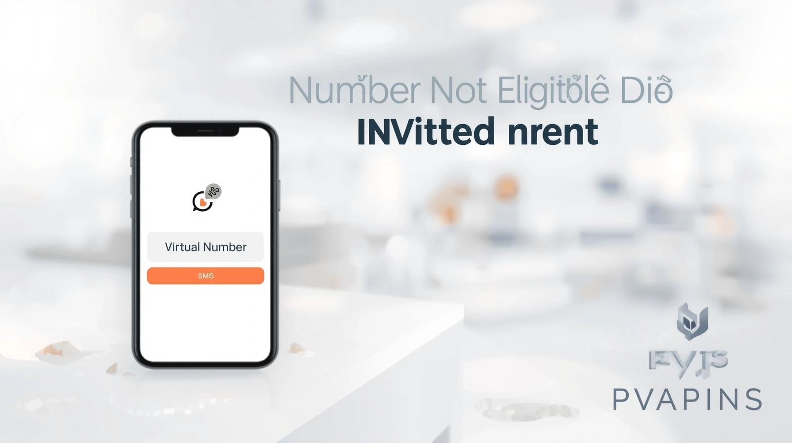 Smartphone showing Vinted number not eligible error and verification problem