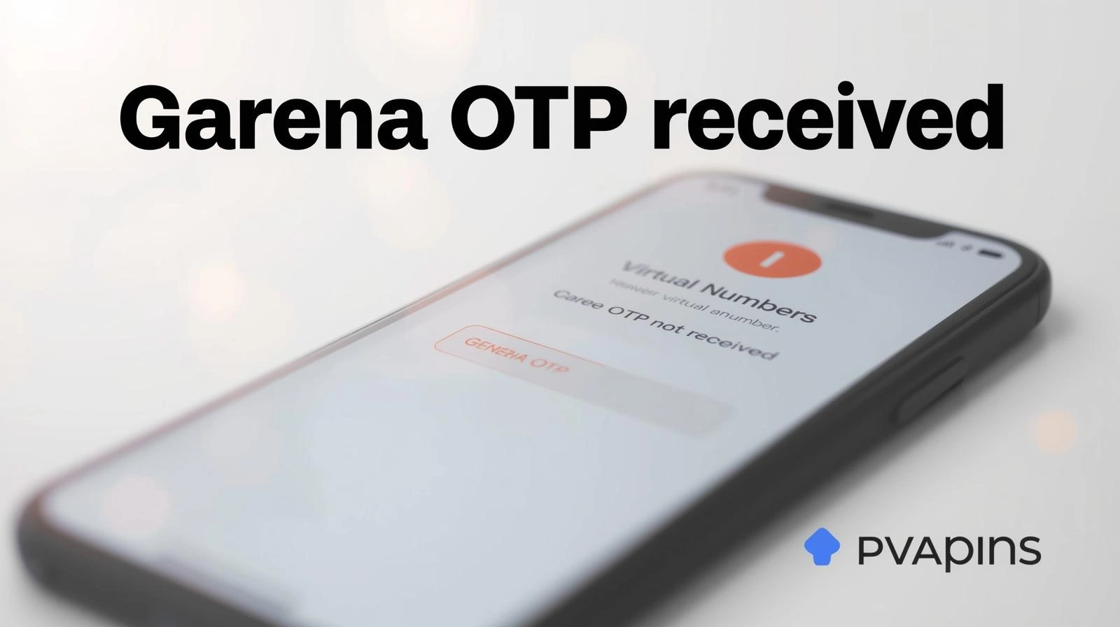 Smartphone with unread SMS while troubleshooting Garena OTP issue