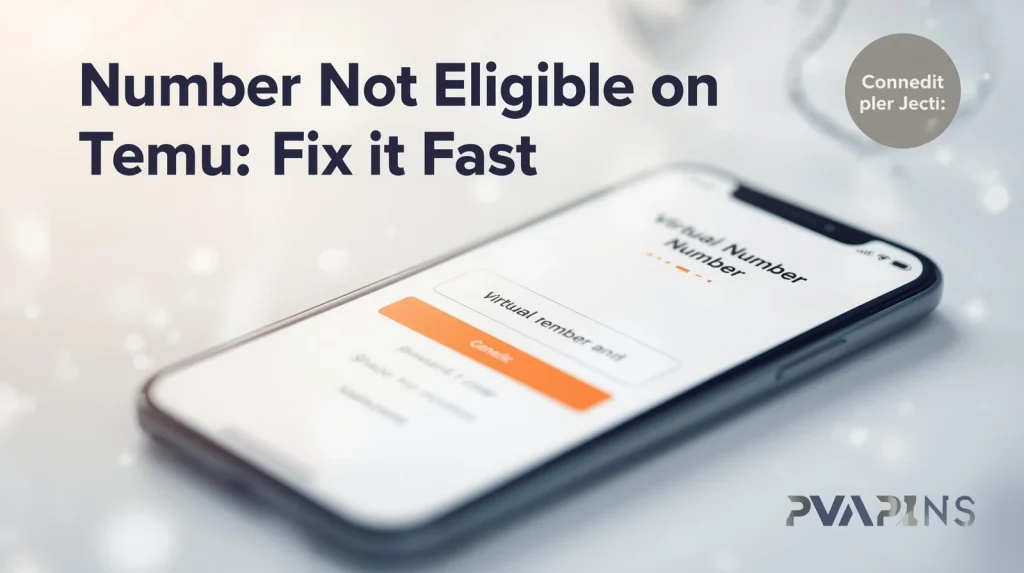 Step-by-step guide to resolve Temu's 'Number Not Eligible' issue