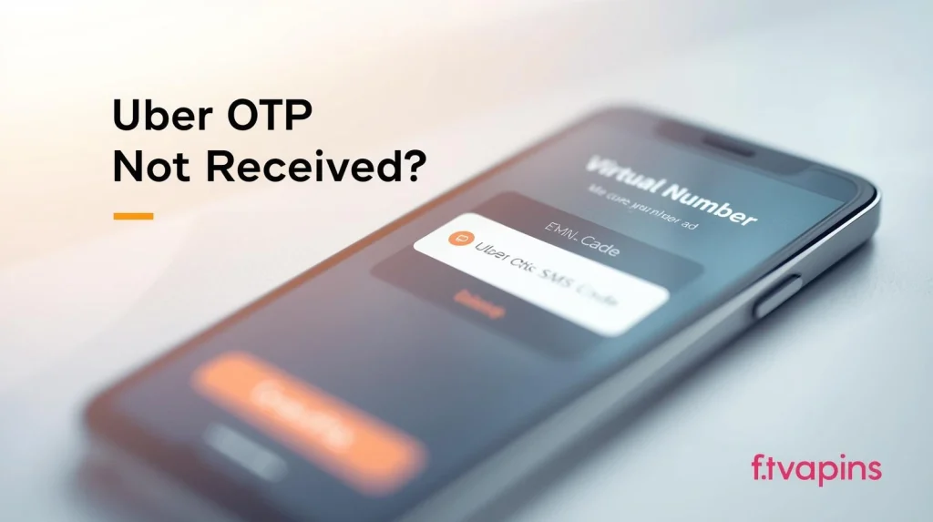 Uber OTP not received error message on phone screen