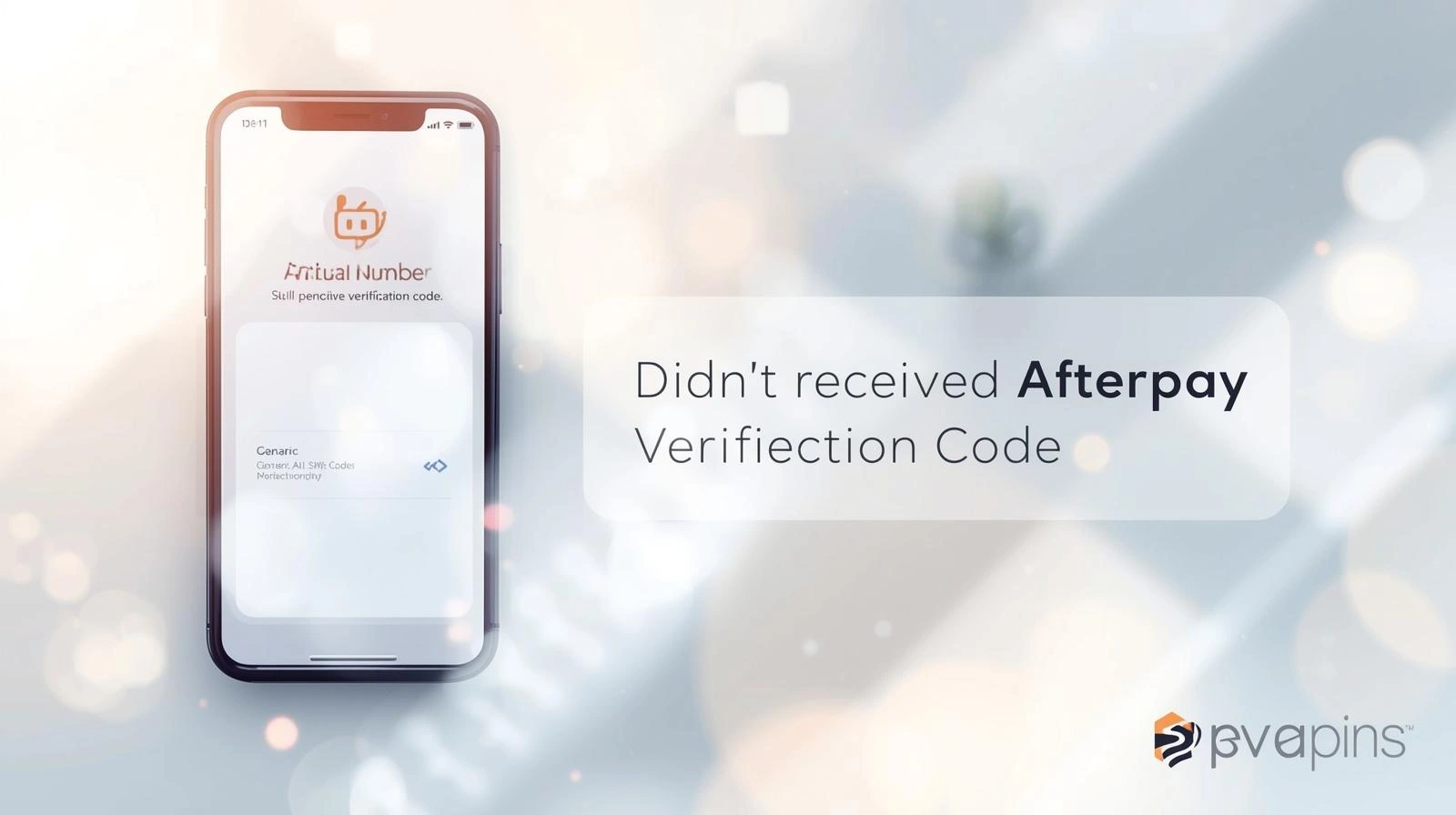 User checking SMS inbox after not receiving an Afterpay verification code
