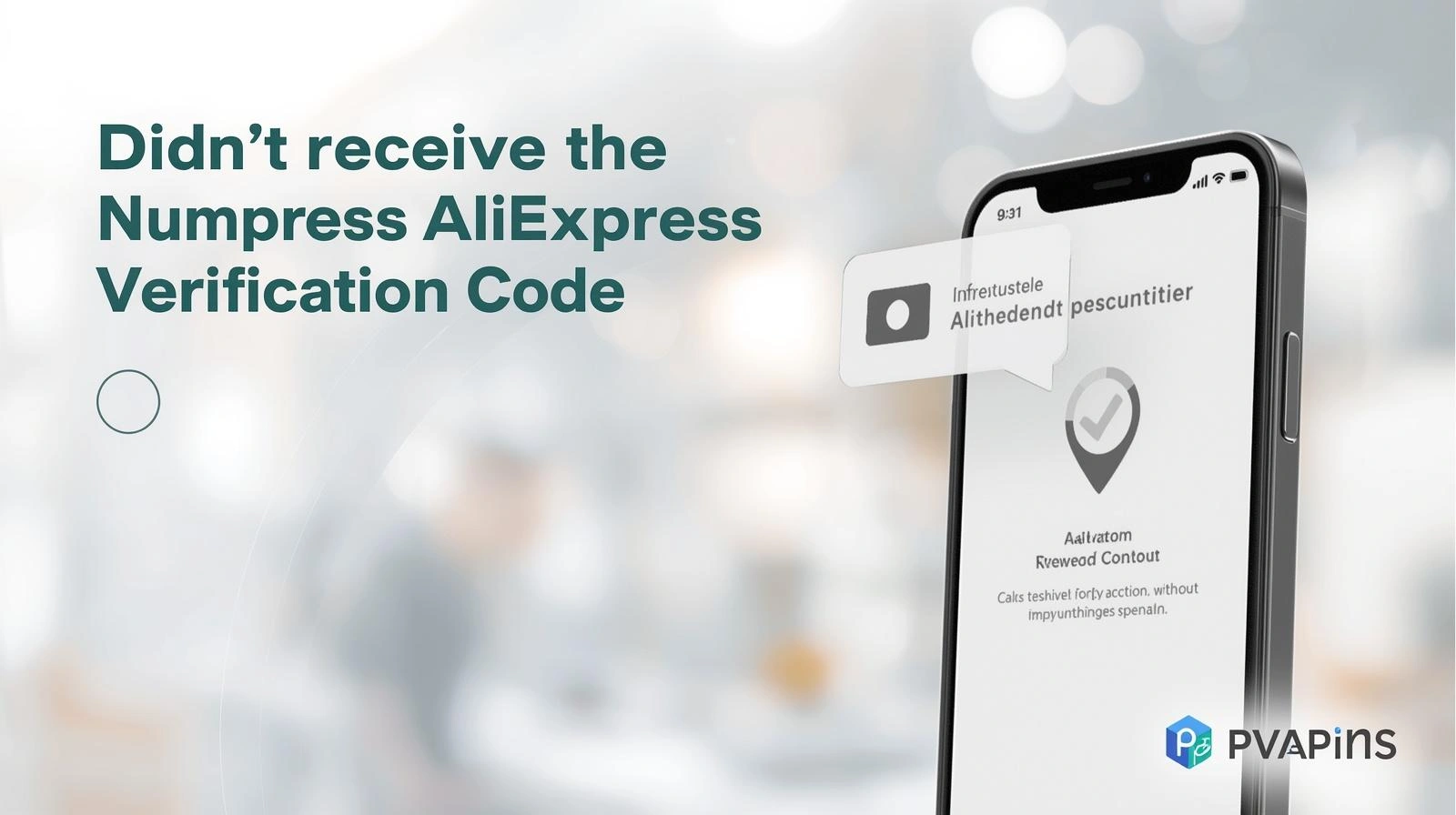 User checking missing AliExpress verification code on smartphone login screen