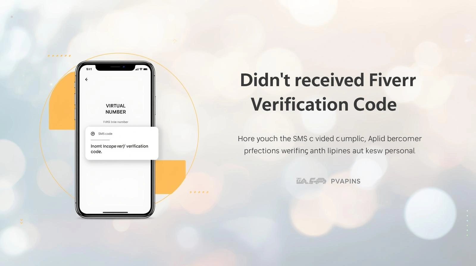 User checking phone for missing Fiverr verification code during account login