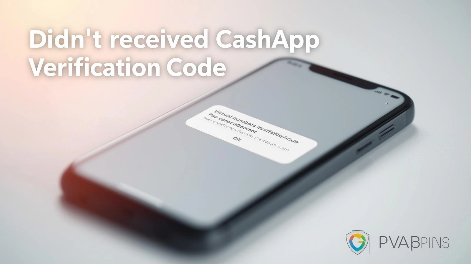 User checking smartphone for Cash App verification code that never arrived